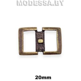 2747 Пряжка металлическая 20мм Ц:Антик