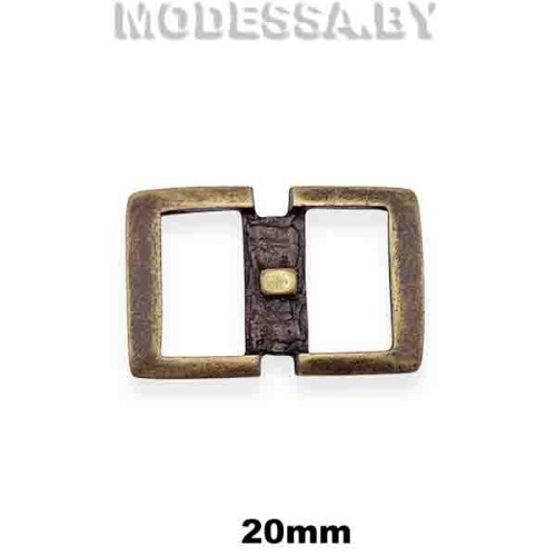 2747 Пряжка металлическая 20мм Ц:Антик