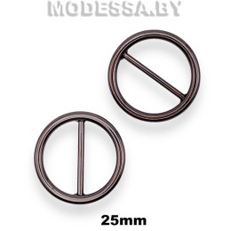 4063 Пряжка металлическая 25мм Ц:Чёрный никель