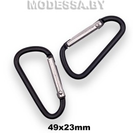 3060.23 Карабин металлический 46х23мм Ц:Чёрный