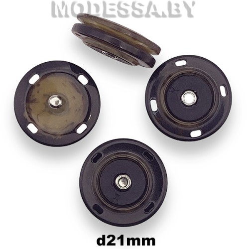0019-21-NK Кнопка d21мм Ц:Коричневый 
