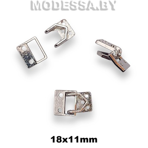 2644 G Крючок металлический 18х11мм Ц:Никель