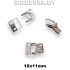 2644 G Крючок металлический 18х11мм Ц:Никель