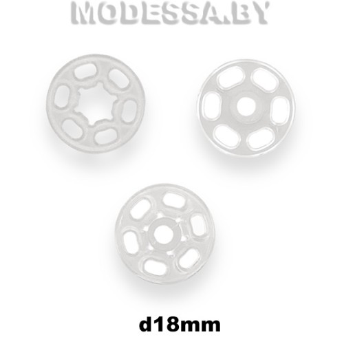 27888.18 Кнопка d18мм Ц:Прозрачный