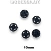 27888.10 Кнопка пластмассовая d10мм Ц:Чёрный