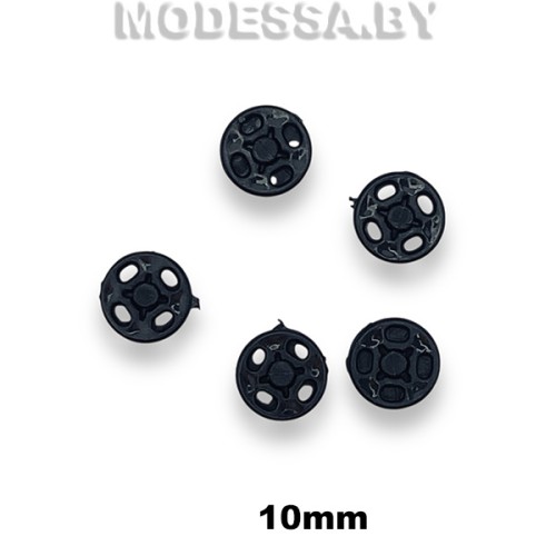 27888.10 Кнопка пластмассовая d10мм Ц:Чёрный