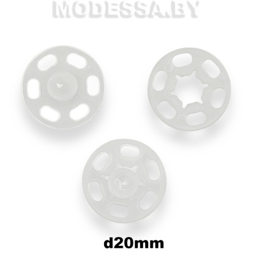 27888.20 Кнопка d20мм Ц:Прозрачный