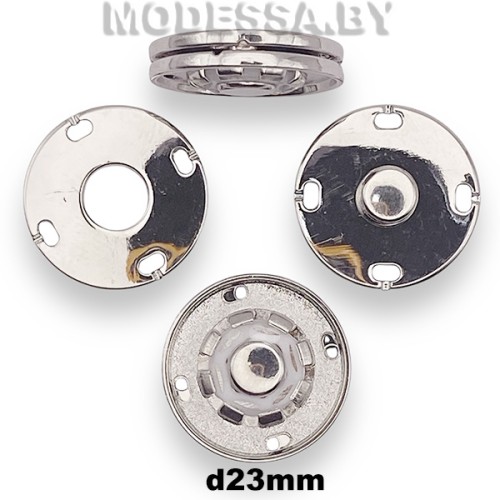 28314.45 Кнопка металлическая d23мм Ц:Никель