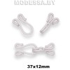 #3.5 Крючок обтяжной 37х12мм Ц:Белый 