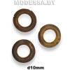 001 Кольцо деревянное внутр. d10мм Ц:Коричневый
