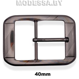  45243.9 Пряжка металлическая 40мм Ц:Чёрный никель