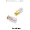 KL-112 Фиксатор пластмассовый 20х9мм 
