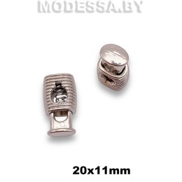 JFN 119 Фиксатор пластмассовый 20х11мм Ц:Никель