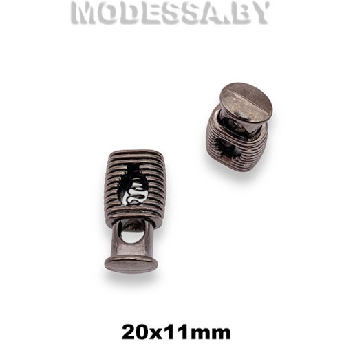 JFN 119 Фиксатор 20х11мм Ц:Чёрный никель