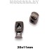 JFN 119 Фиксатор 20х11мм Ц:Чёрный никель