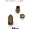 127 Наконечник пластмассовый 15х9мм Ц:Антик
