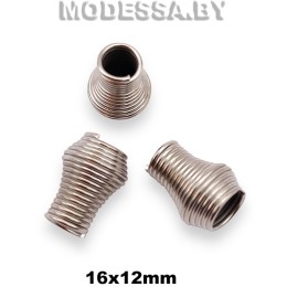 3882 Наконечник металлический 16х12мм Ц:Никель