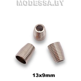 816R Наконечник металлический 13х9мм Ц:Никель 