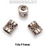 830R Наконечник металлический 13х11мм Ц:Никель 