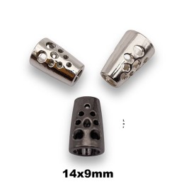 833R Наконечник металлический 14х9мм 