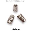 833R Наконечник металлический 14х9мм Ц:Никель
