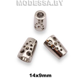 833R Наконечник металлический 14х9мм Ц:Никель