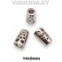 833R Наконечник металлический 14х9мм Ц:Никель