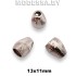 834R Наконечник металлический 13х11мм Ц:Никель