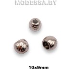 835R Наконечник металлический 10х9мм Ц:Никель 