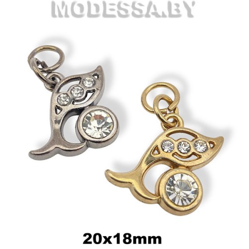 04531 Украшение металлическое 20х18мм