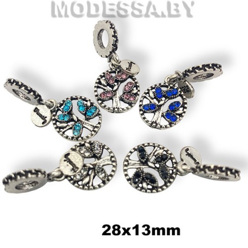 33.075 Украшение металлическое 28х13мм