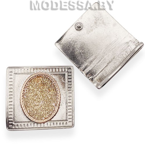 1837 Пряжка металлическая 50мм Ц:Никель 