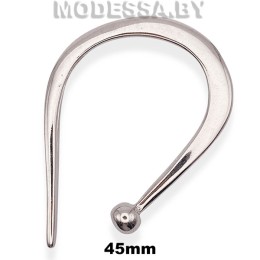 1750 Пряжка металлическая 45мм Ц:Никель