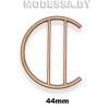 3889 R Пряжка металлическая 44мм Ц:Матовое золото
