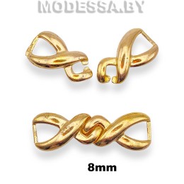 18 G Пряжка-застёжка 8мм Ц:Золото 