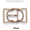 22272 Пряжка-застёжка металлическая 35мм Ц:Золото 