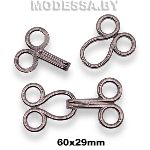 3073 Пряжка-застёжка 60х29мм 