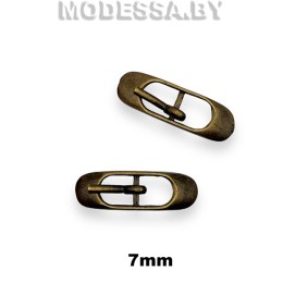1539 Пряжка металлическая 7мм Ц:Антик 