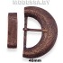 2135 Пряжка металлическая 40мм Ц:Медь 