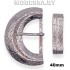2135 Пряжка металлическая 40мм Ц:Чёрный никель