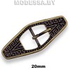 2208 Пряжка металлическая 20мм Ц:Антик