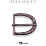 2219 Пряжка металлическая 28мм Ц:Чёрный никель