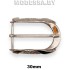 2320 Пряжка металлическая 30мм Ц:Никель 