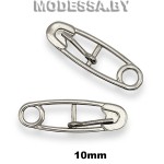 2334 Пряжка металлическая 10мм Ц:Никель 