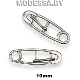 2334 Пряжка металлическая 10мм Ц:Никель 