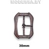 2365 Пряжка металлическая 30мм Ц:Чёрный никель