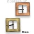 2441 CKB Пряжка металлическая 20мм 