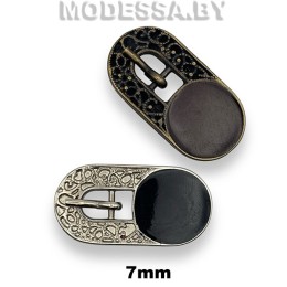 2563 Пряжка металлическая 7мм 