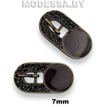 2563 Пряжка металлическая 7мм Ц:Антик 