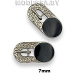 2563 Пряжка металлическая 7мм Ц:Никель 